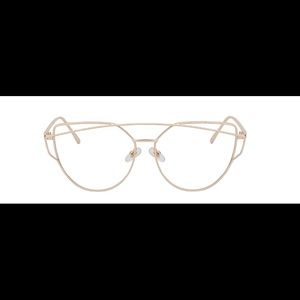 Clear Cat Eye Sunglasses